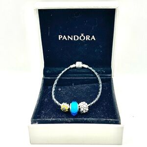 Pandora Bracelet with 3 Charms